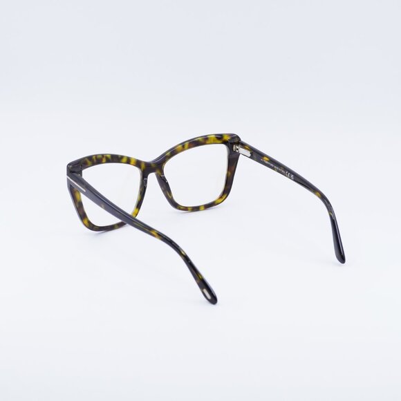 Tom Ford FT5826-B 052 Eyeglasses Dark Havana 55mm Cat Eye Frame main image 4